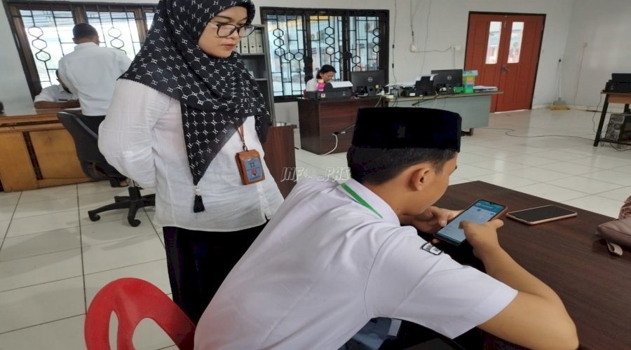 LPKA Medan Fasilitasi Anak Binaan Ujian Asesmen Berbasis Informasi dan Teknologi