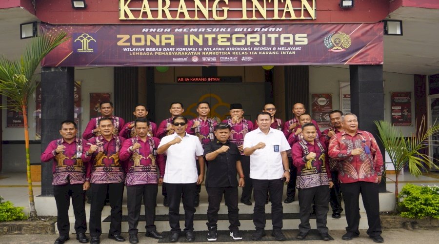 Lapas Narkotika Karang Intan Sambut Kunjungan Kerja PK Ahli Utama Ditjenpas