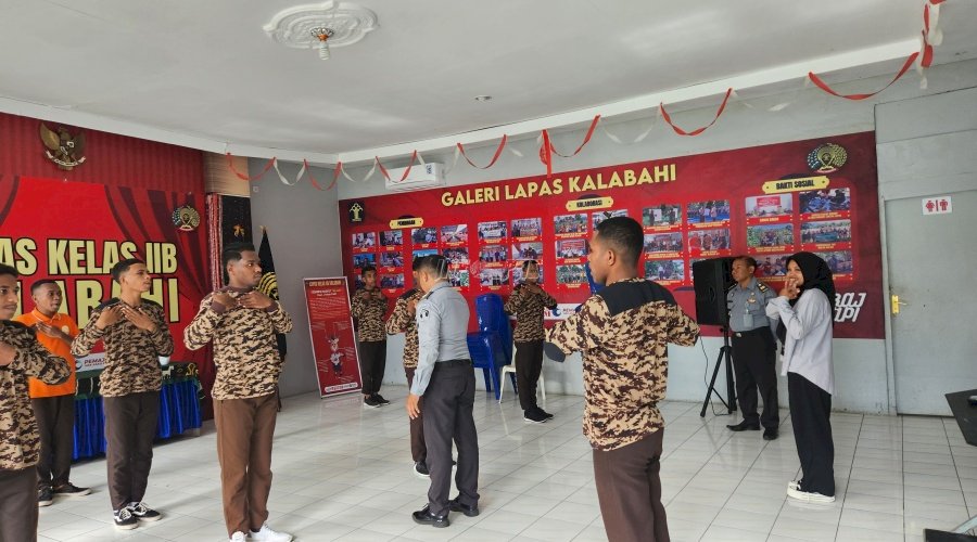 Pramuka Gudep Lapas Kalabahi Antusias Pelajari P3K