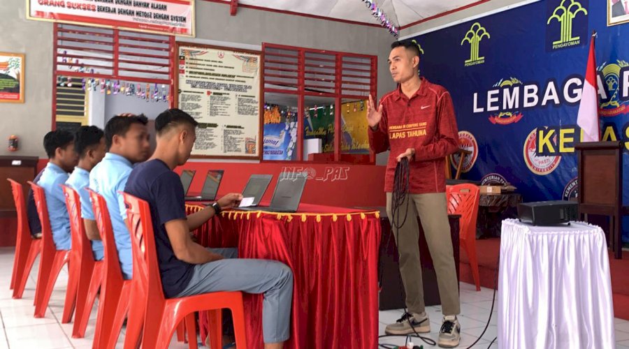 Pastikan Kesiapan Warga Binaan, Lapas Tahuna Simulasikan UPK Berbasis Komputer