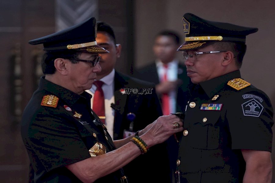 Dirpamintel Ditjenpas Resmi Dilantik, Menkumham: Jadilah Teladan bagi Jajaran