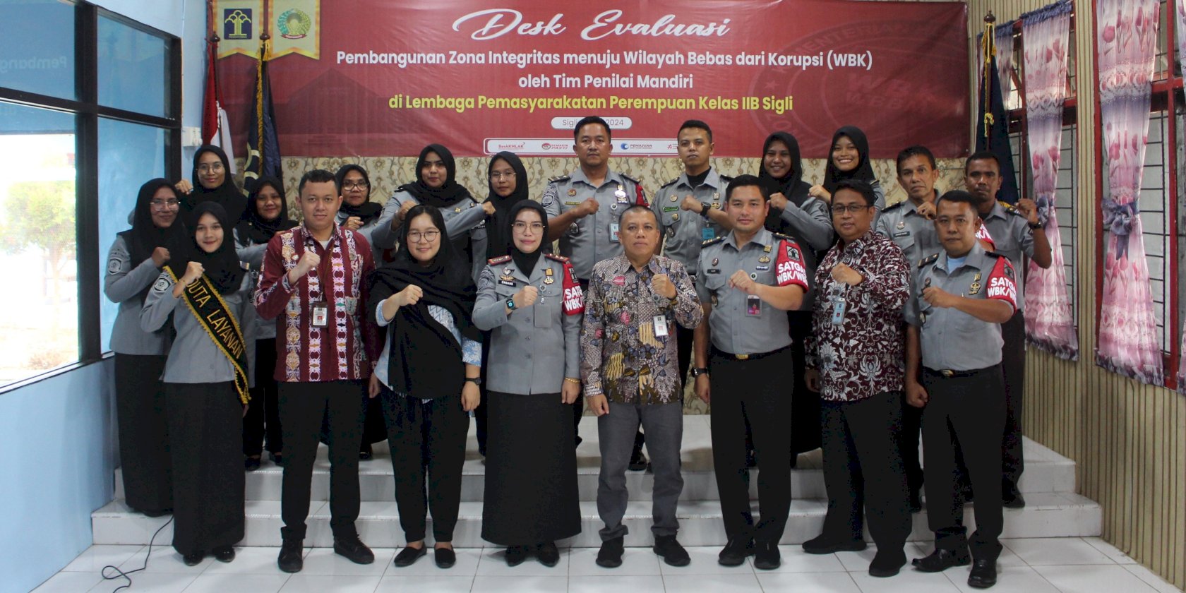 Jalani Desk Evaluasi, Lapas Perempuan Sigli Optimis Wujudkan WBK