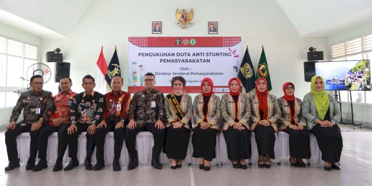 Plt. Dirjenpas Kukuhkan Duta Anti Stunting Pemasyarakatan