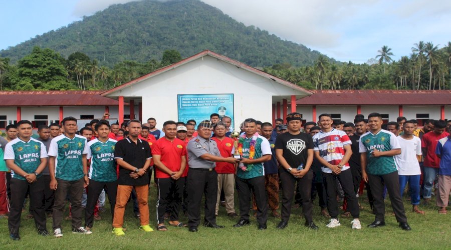 Lapas Jailolo Juara I Turnamen Mini Soccer Kumham Malut CUP III
