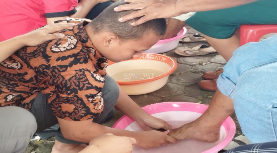 Basuh Kaki Ibu, Cara LPKA Medan Bangun Harmoni Ibu dan Anak