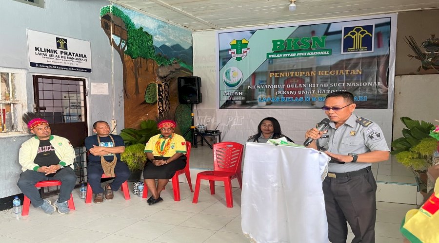 Penutupan Lomba Peringatan BKSN di Lapas Manokwari Hadirkan Tokoh Agama
