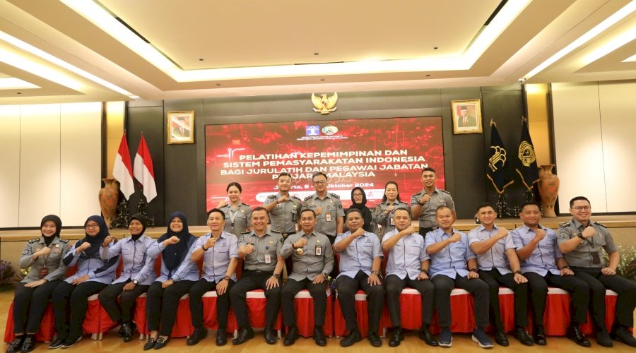 Bagikan Praktik Baik Sistem Pemasyarakatan Indonesia, Ditjenpas Gelar Pelatihan bagi Delegasi Penjara Malaysia