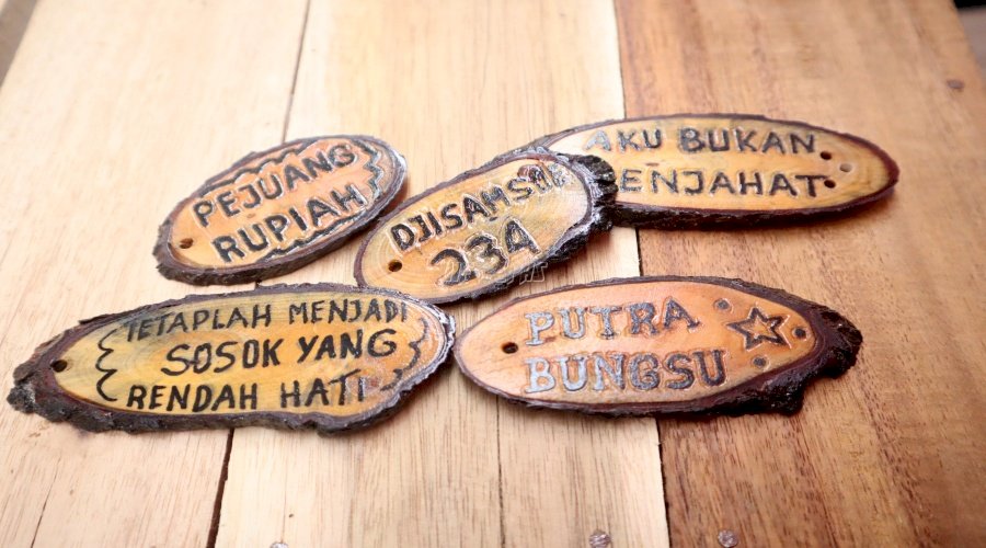Warga Binaan Rutan Pelaihari Hasilkan Karya Unik dari Potongan Kayu Bekas