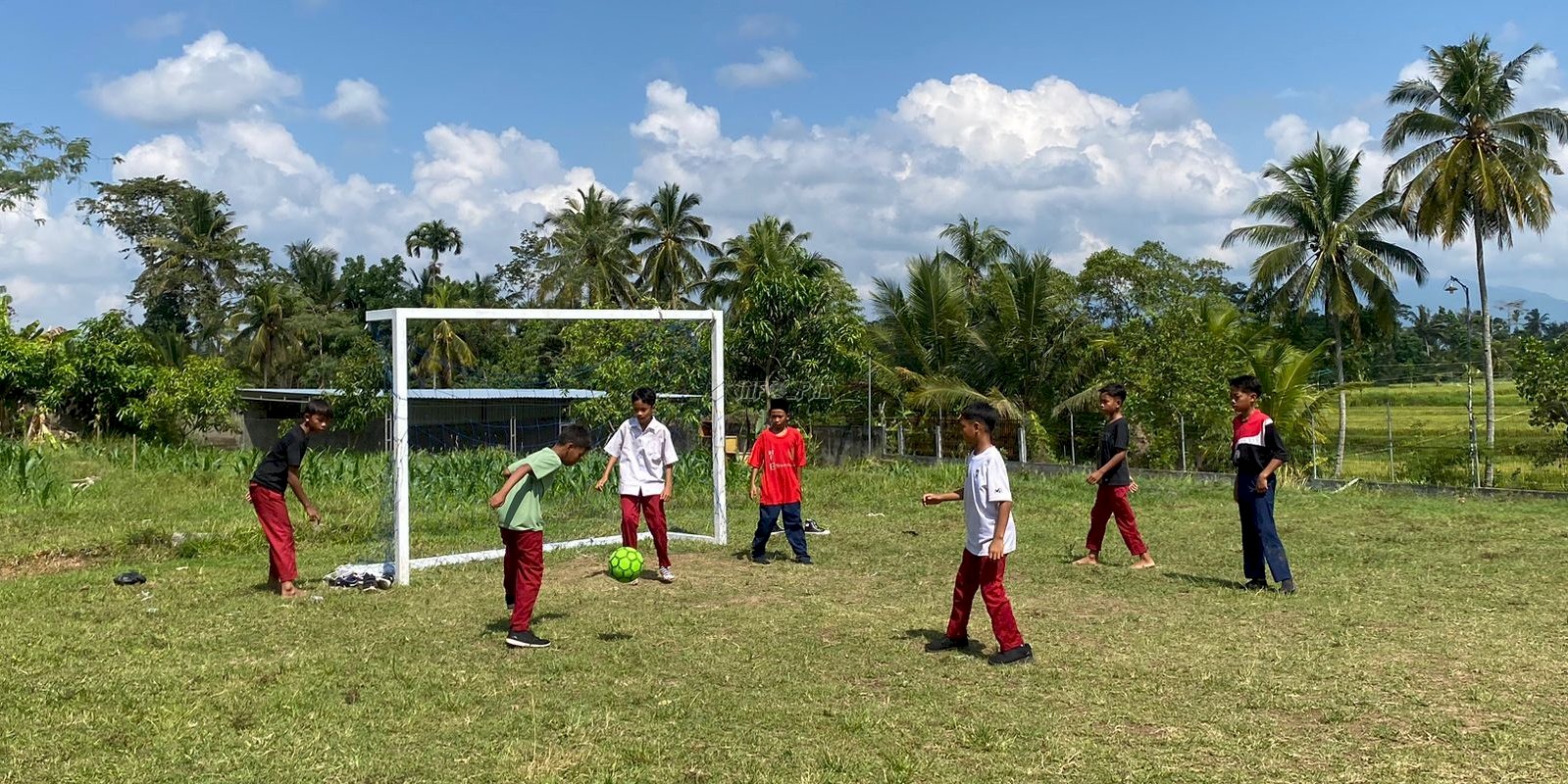 Edukasi dan Pelayanan Ramah Anak, Lapas Terbuka Lombok Tengah Berikan Ruang Olahraga bagi Siswa