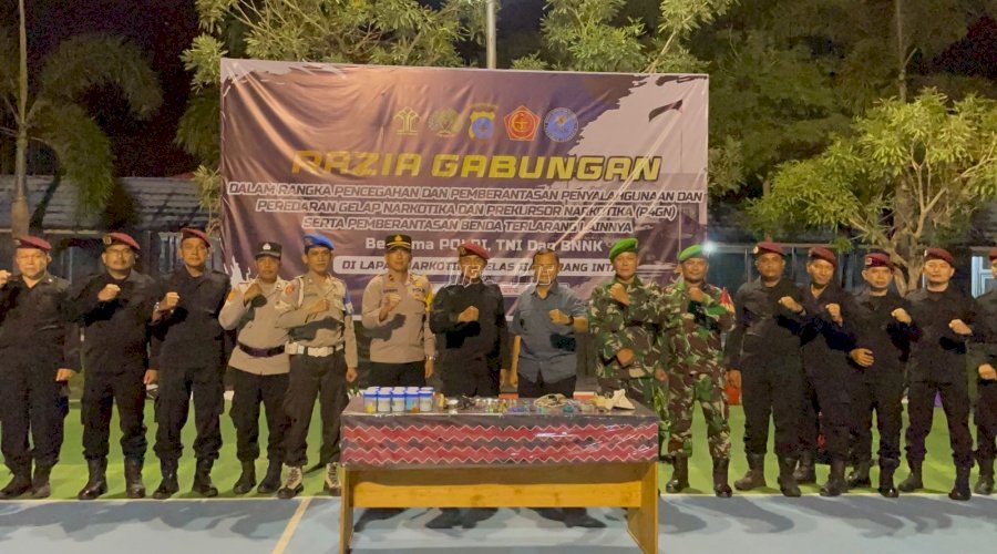 Tindaklanjuti Rencana Aksi 100 Hari Kerja Menteri Imipas, Lapas Narkotika Karang Intan Geledah Kamar Hunian