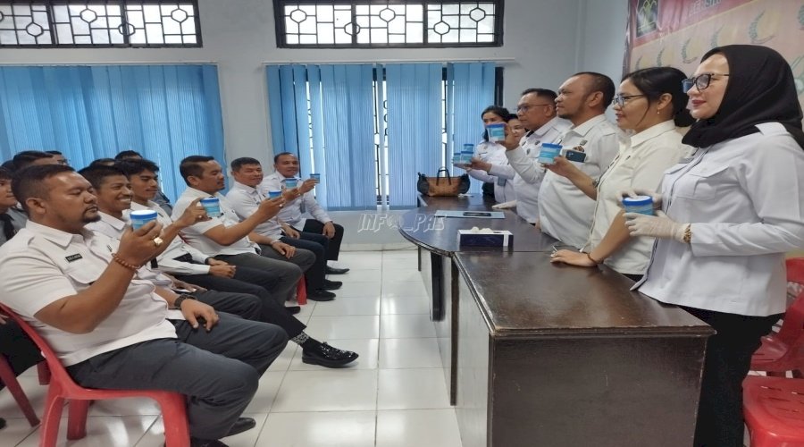 Komitmen Bersih Narkoba, Jajaran LPKA Medan Jalani Tes Urine
