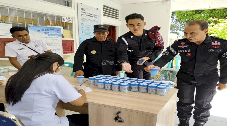 Razia Blok dan Tes Urine Wujudkan Lapas Kupang Bersih dari Narkoba