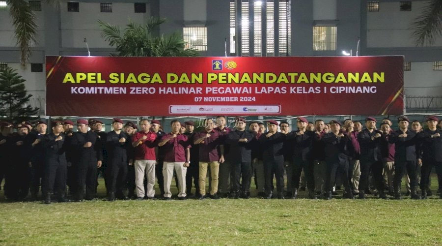 Lapas Cipinang Perangi Narkoba dan Ikrarkan Zero Halinar