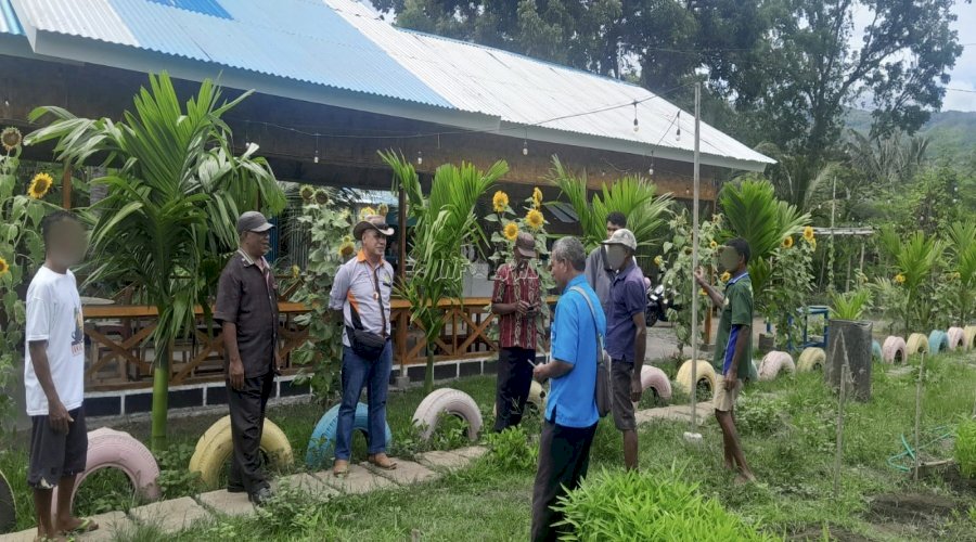 Kedatangan Dinas Pertanian Provinsi NTT, Kebun Dinas Lapas Kalabahi Tuai Pujian