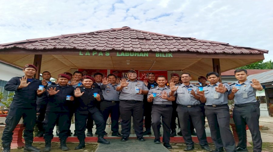 Dukung Program Asta Cita, Petugas Lapas Labuhan Bilik Bersih dari Narkoba