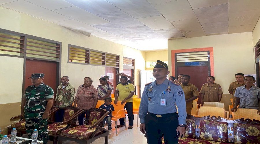 Kalapas Wahai Sampaikan Rencana 100 Hari Menteri Imipas terkait Bansos kepada Camat Seram Utara