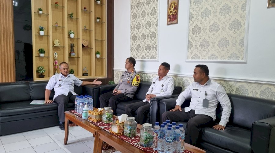Kepada Kapolres Alor, Kalapas Kalabahi Sampaikan Persiapan Jelang Pilkada 2024