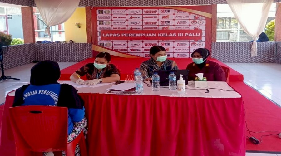 Warga Binaan Lapas Perempuan Palu Jalani Skrining HIV Gratis