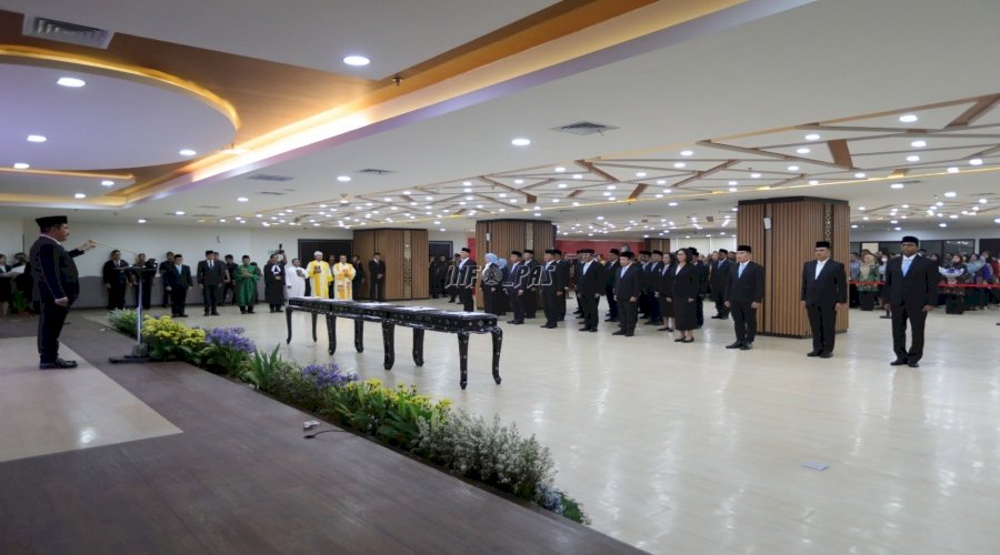 Menimipas Lantik 33 Pejabat di Lingkungan Kemenimipas, 9 Pejabat Ditjenpas