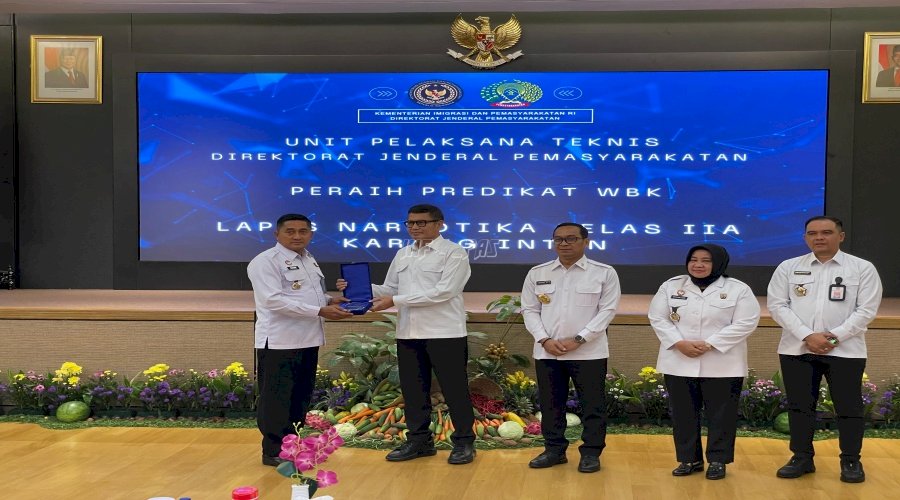 Lapas Narkotika Karang Intan dan Lapas Banjarbaru Raih Penghargaan dari Ditjenpas atas Torehan Predikat WBK 