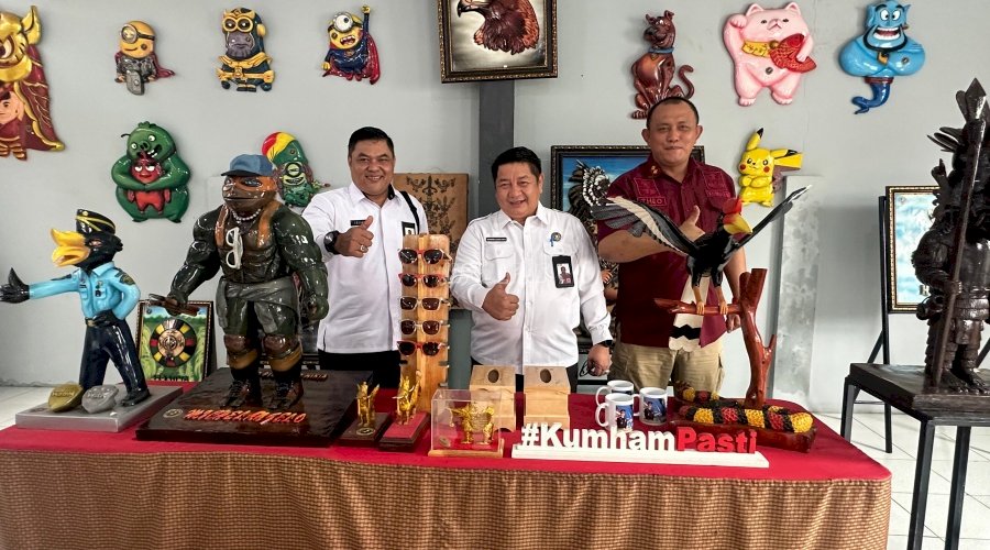 Kakanwil Ditjenpas Kaltim Apresiasi Kreativitas dan Produk Warga Binaan Lapas Narkotika dan Rutan Samarinda