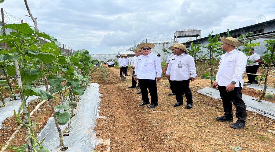Produktivitas SAE Lapas Banjarbaru Dapat Pujian dari Kakanwil Ditjenpas Kalsel