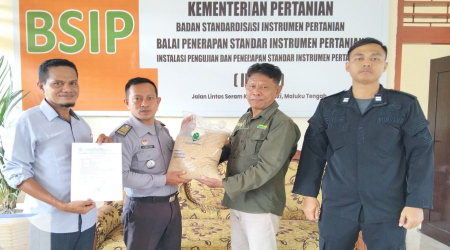 Dukung Program Ketahanan Pangan, Rutan Masohi Terima Bibit Tanaman Pangan