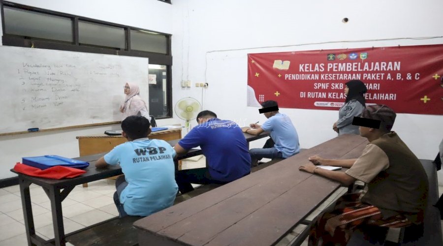 Puasa Tak Halangi Warga Binaan Rutan Pelaihari Ikuti Program Kejar Paket