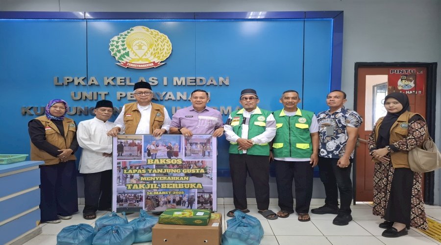 LPKA Medan Sambut Tali Kasih Yayasan PIAI Kota Medan