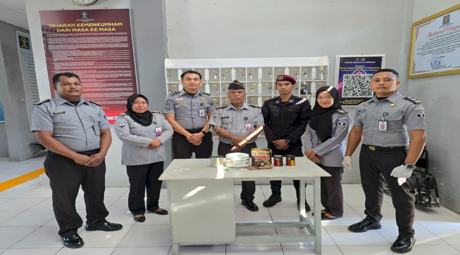 Minimalisir Barang Terlarang, Lapas Namlea Kembali Gelar Razia 