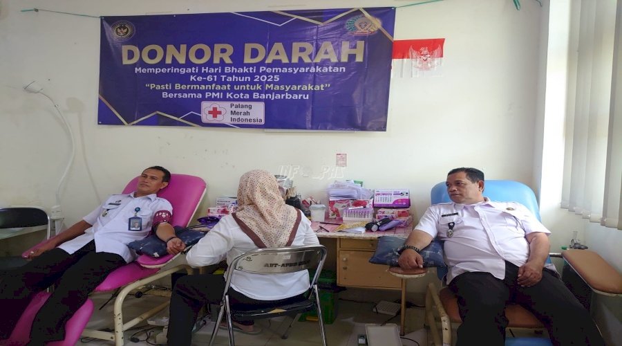 Pemasyarakatan Peduli Sesama melalui Donor Darah HBP Ke-61