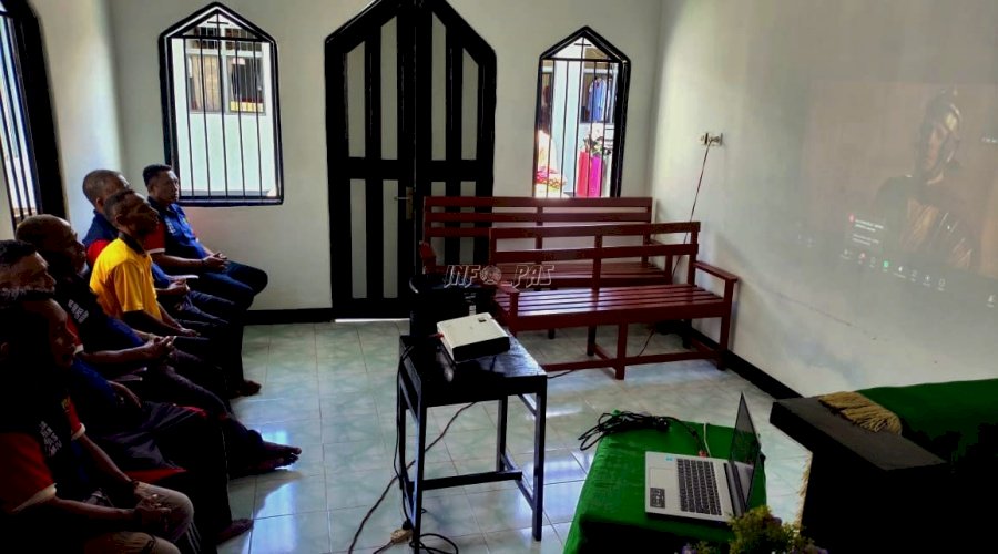 Warga Binaan Maknai Peringatan Jumat Agung dengan Khidmat