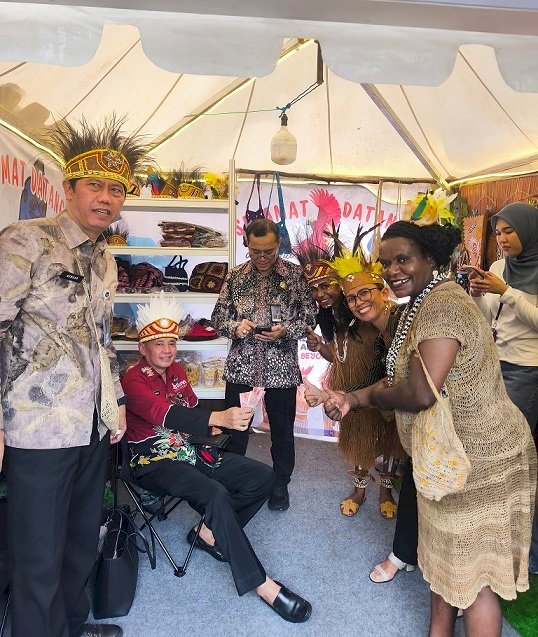 Karya Warga Binaan Papua Barat Tampil di IPPAFest 2025, Dipuji Menteri Imipas