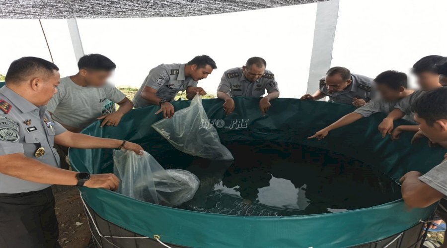 LPKA Medan Kembangkan Budidaya Ikan Lele dengan Sistem Bioflok