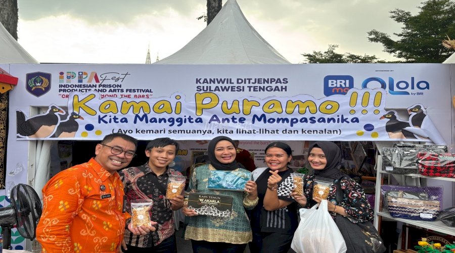 Karya Warga Binaan Sulteng Diminati Pengunjung Lokal, Diborong Wisatawan Mancanegara 