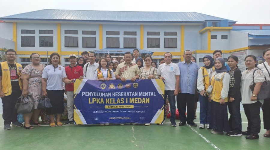 Peduli Kesehatan Mental Anak Binaan, LPKA Medan Gandeng Lions International