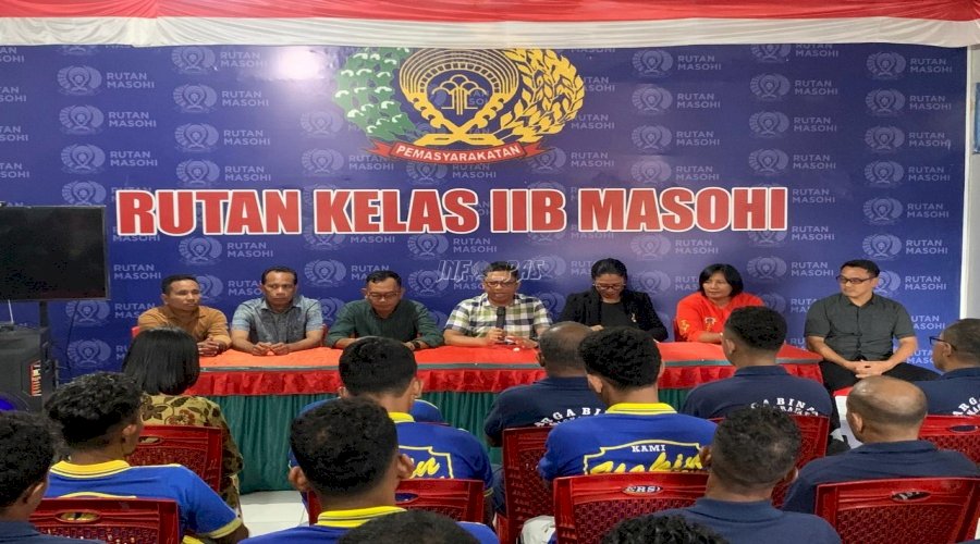 Rutan Masohi Sambut Kunjungan Kakanwil Ditjenpas Maluku dan Ketua Klasis GPM Masohi