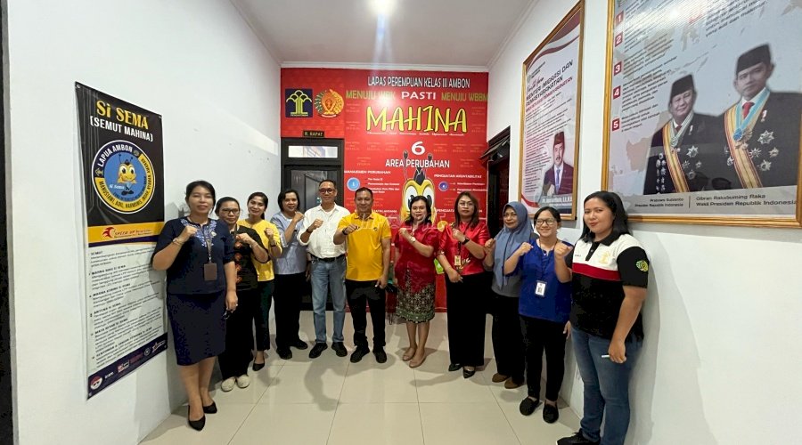 Visitasi Klinik, Lapas Perempuan Ambon Sambut Kunjungan Dinkes Kota Ambon