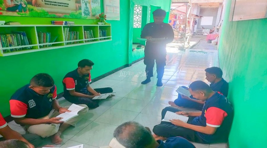 Layanan Perpustakaan Tingkatkan Literasi Warga Binaan Lapas Wahai