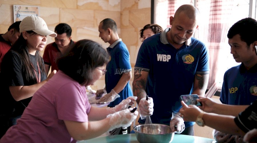 Tingkatkan SDM Warga Binaan, Lapas Tabanan Berikan Pelatihan Tata Boga