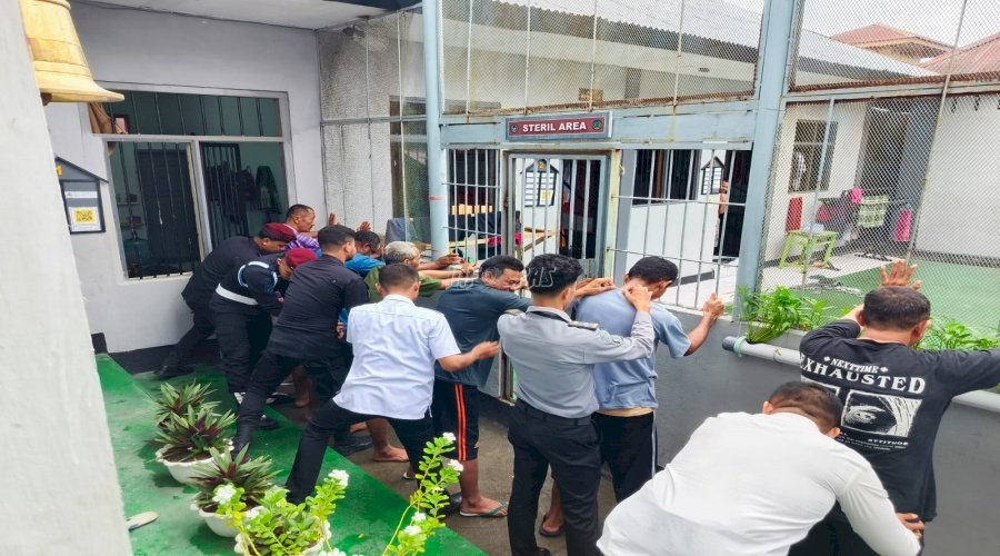 Lapas Wahai Kembali Gelar 'One Week One Raid' dan Tes Urine Warga Binaan
