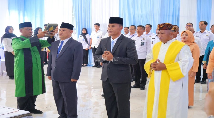Kakanwil Ditjenpas Kalsel Lantik Kalapas Banjarbaru dan Kalapas Banjarmasin