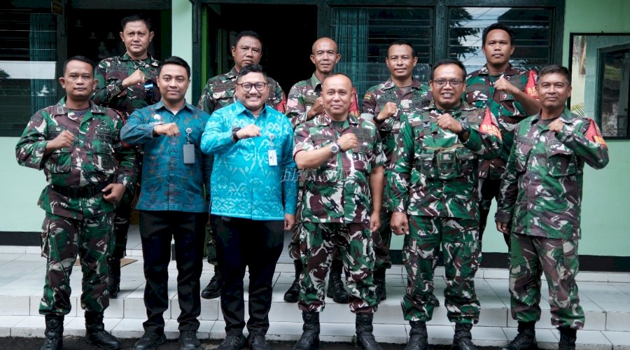 Jalin Sinergi dan Kolaborasi, Kalapas Tabanan Sambangi PN dan Koramil 1619-01 Tabanan