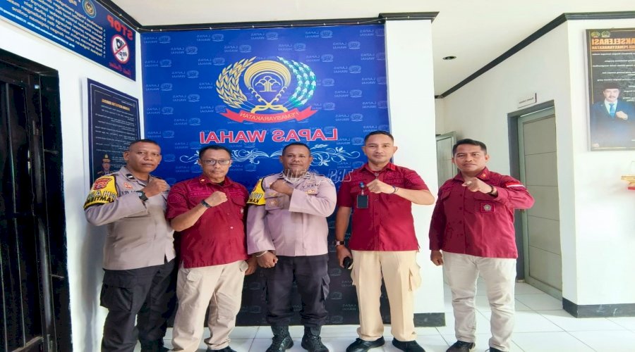 Lapas Wahai Terus Perkuat Sinergi Kamitb dengan Polsek Wahai
