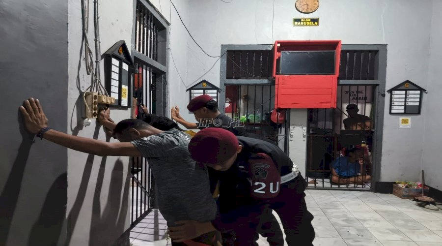 Usai Libur Nasional dan Cuti Bersama, Lapas Wahai Gelar Razia Malam