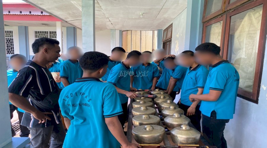 Gali Minat dan Bakat Anak Binaan, LPKA Ambon Gelar Pelatihan Totobuang