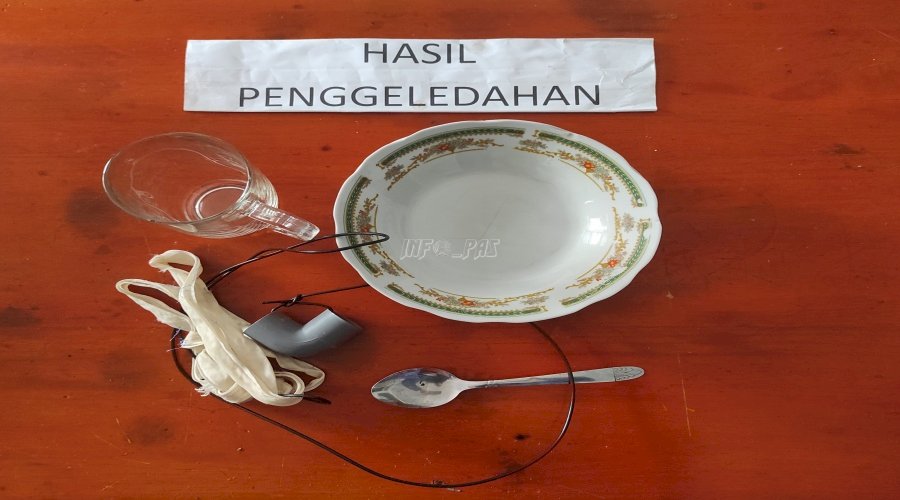 Petugas Lapas Tual Razia Kamar Hunian Warga Binaan