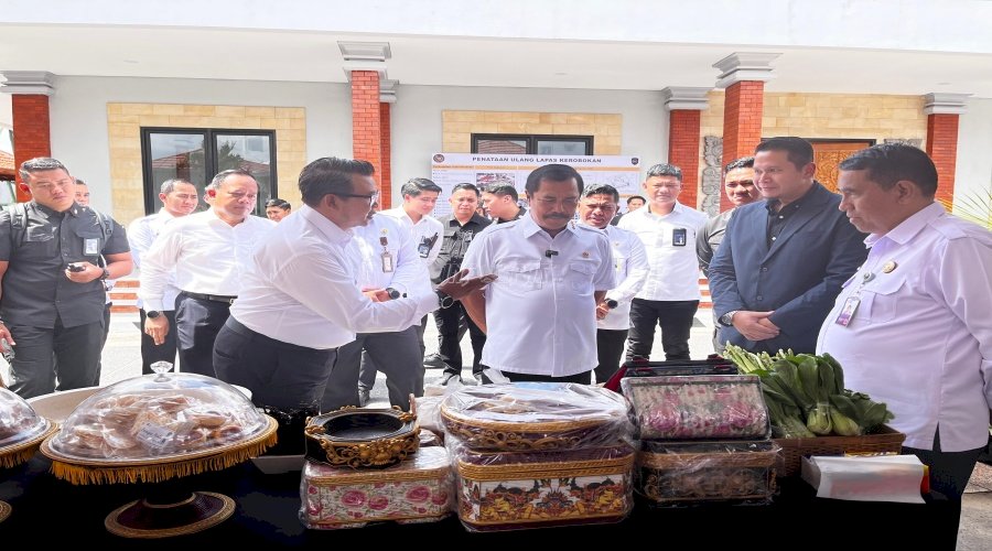 Hasil Karya Warga Binaan Lapas Narkotika Bangli Pukau Menteri Imipas