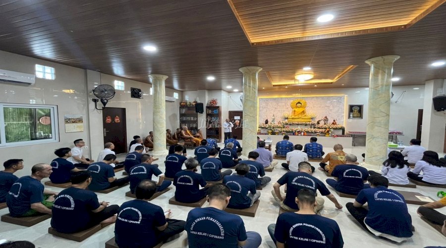 Lapas Cipinang Gelar Perayaan Waisak, Momentum Refleksi dan Pembelajaran bagi Warga Binaan