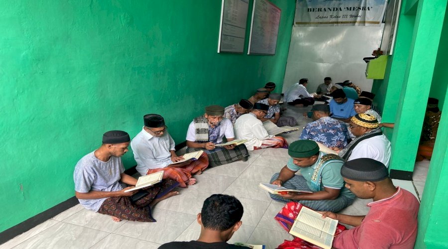 Warga Binaan Lapas Wahai Praktik Baca Al-Qur’an dengan Tartil dan Tuma’ninah
